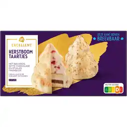 Albert Heijn AH Excellent Kerstboom taartjes aanbieding