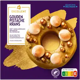 Albert Heijn AH Excellent Gouden pistache krans aanbieding