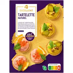 Albert Heijn AH Excellent Tartelette naturel aanbieding