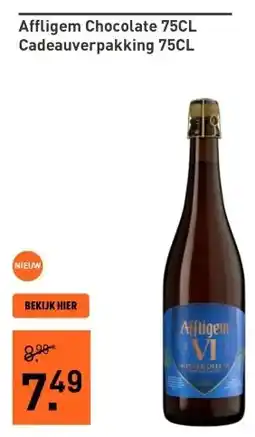 Gall & Gall Affligem Chocolate 75CL Cadeauverpakking 75CL aanbieding