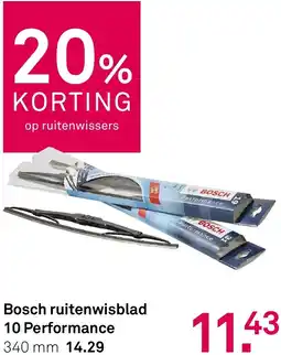 Karwei Bosch ruitenwisblad 10 Performance aanbieding