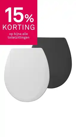Karwei Op bijna alle toiletzittingen aanbieding