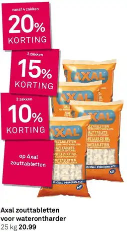 Karwei Axal zouttabletten voor waterontharder aanbieding