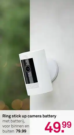 Karwei Ring stick up camera battery aanbieding