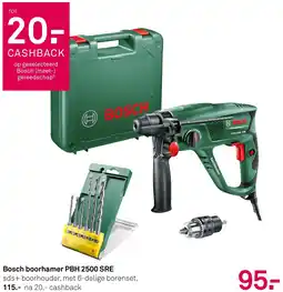Karwei Bosch boorhamer PBH 2500 SRE aanbieding