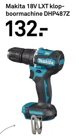 Karwei Makita 18V LXT klopboormachine DHP487Z aanbieding