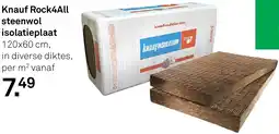 Karwei Knauf Rock4All steenwol isolatieplaat aanbieding