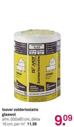 Karwei Isover zolderisolatie glaswol aanbieding