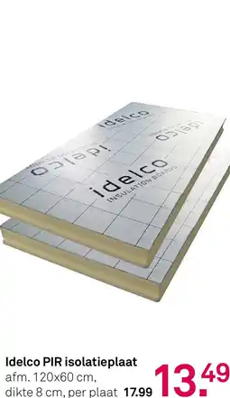 Karwei Idelco PIR isolatieplaat aanbieding