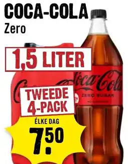 Dirck 3 Coca-cola Zero aanbieding