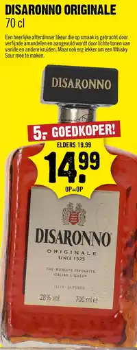 Dirck 3 Disaronno originale aanbieding