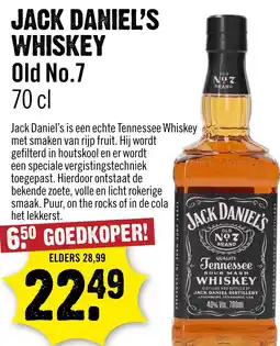 Dirck 3 Jack daniel's whiskey Old No.7 aanbieding
