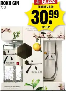 Dirck 3 Roku gin aanbieding