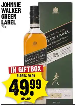 Dirck 3 Johnnie walker green label aanbieding