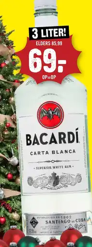 Dirck 3 Bacardí carta blanca aanbieding