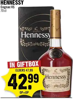 Dirck 3 Hennessy Cognac VS aanbieding