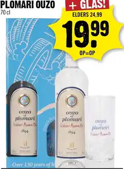 Dirck 3 Plomari Ouzo aanbieding