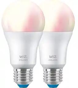 Coolblue WiZ smart lamp - Gekleurd en wit licht - E27 - 2-pack aanbieding