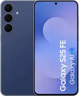 Coolblue Samsung Galaxy S25 FE 128GB Donkerblauw 5G aanbieding