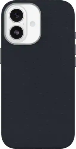 Coolblue Otterbox Symmetry iPhone 17 Back Cover met MagSafe Magneet Leer Blauw aanbieding
