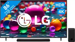 Coolblue LG 86 4K Smart UA75 + LG DS77TY aanbieding