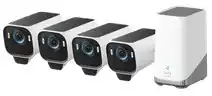 Coolblue EufyCam S3 Pro 4-Pack + HomeBase 3 aanbieding