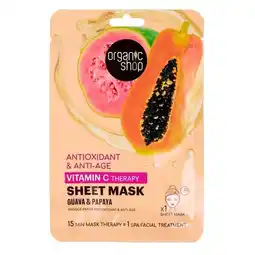 Trekpleister Organic Shop Vitamin C Therapy Sheet Mask aanbieding