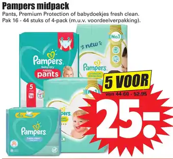 Dirk Pampers midpack aanbieding