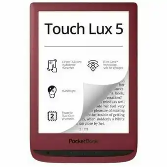 EP PocketBook eReader Touch Lux 5 rood aanbieding