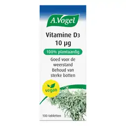 Holland & Barrett A.Vogel Vitamine D3 10 mcg (100 tabletten) aanbieding