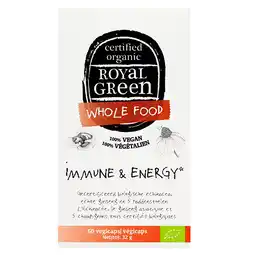 Holland & Barrett Royal Green Immune & Energy Bio - 60 capsules aanbieding