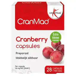 Holland & Barrett Lucovitaal CranMad Cranberry - 28 capsules aanbieding