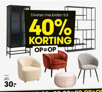 Kwantum Diverse meubelen aanbieding