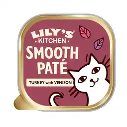 Zooplus 19x 85g Lily's Kitchen Smooth Paté Selection Kalkoen & hert natvoer voor katten aanbieding