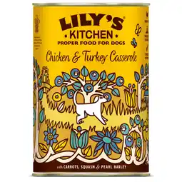 Zooplus Lily's Kitchen Vispastei met Erwten 6 x 400 g - Huhn & Truthahn mit Karotten, Kürbis & Perlgraupen aanbieding