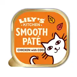 Zooplus 19x 85g Lily's Kitchen Smooth Paté Selection Kip & kabeljauw natvoer voor katten aanbieding