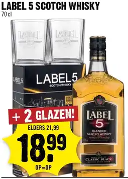 Dirck 3 Label 5 scotch whisky aanbieding