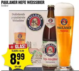 Dirck 3 Paulaner hefe weissbier aanbieding