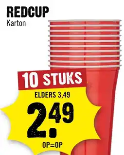 Dirck 3 Redcup Karton aanbieding