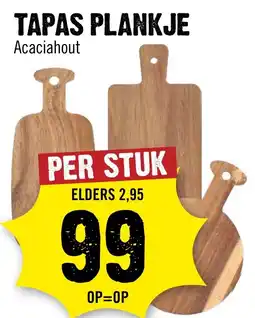 Dirck 3 Tapas plankje aanbieding