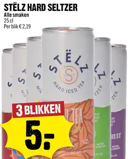 Dirck 3 Stëlz hard seltzer Alle smaken aanbieding