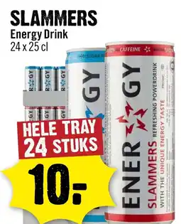 Dirck 3 Slammers Energy Drink aanbieding