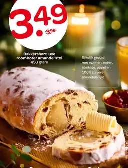 Spar Bakkershart luxe roomboter amandel stol aanbieding