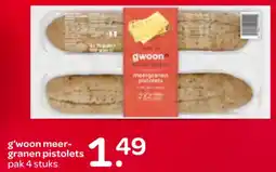 Spar G'woon meergranen pistolets aanbieding