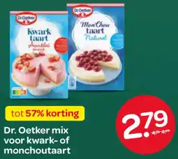 Spar Dr. Oetker mix voor kwark of monchoutaart aanbieding