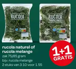 Spar Rucola naturel of rucola melange aanbieding