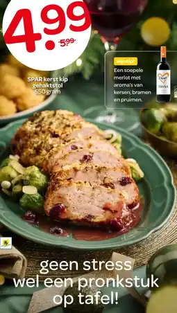 Spar SPAR kerst kip gehaktstol aanbieding