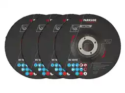 Lidl PARKSIDE PERFORMANCE Slijpschijven 125 mm (Slijpschijven 4 stuks) aanbieding
