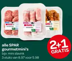 Spar Alle SPAR gourmetmini's aanbieding