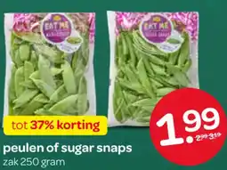 Spar Peulen of sugar snaps aanbieding